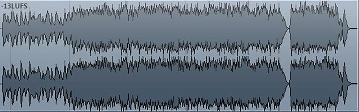 Waveform -13LUFS - CLIMAX mastering