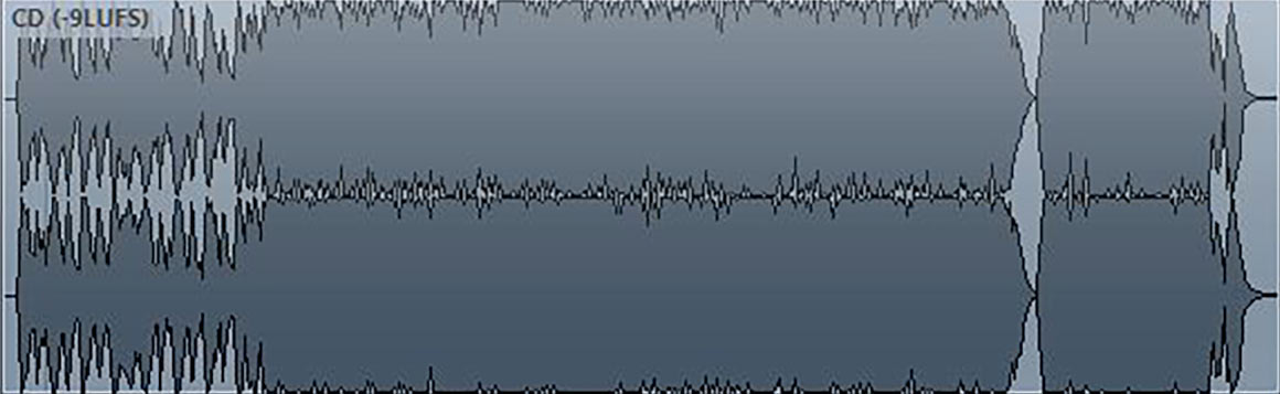 Waveform CD -9LUFS - CLIMAX mastering